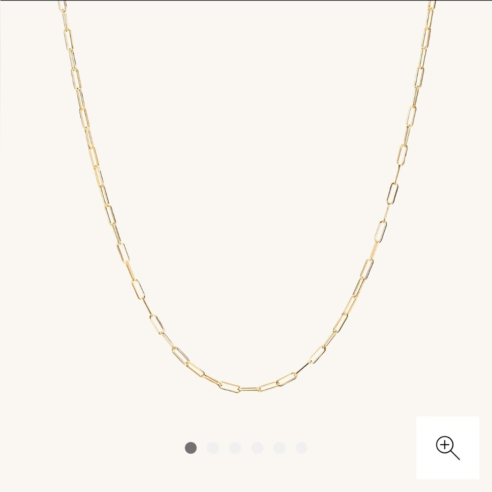 BRAND NEW Mejuri Boyfriend Bold Chain Necklace 14k Yellow Gold